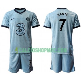 Chelsea Kante Bambino Maglia Trasferta 2020/2021 Manica Corta (+ Pantaloncini)